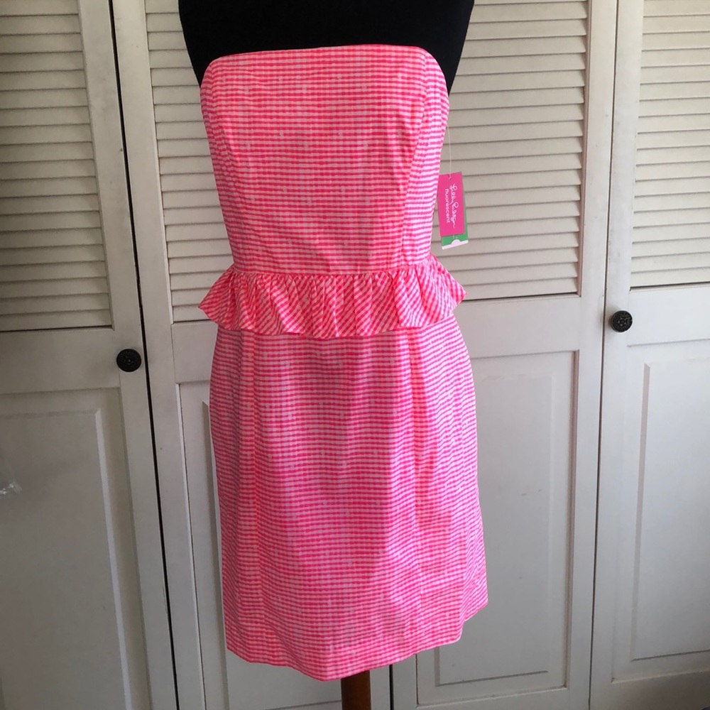 Lilly Pulitzer strapless dress
